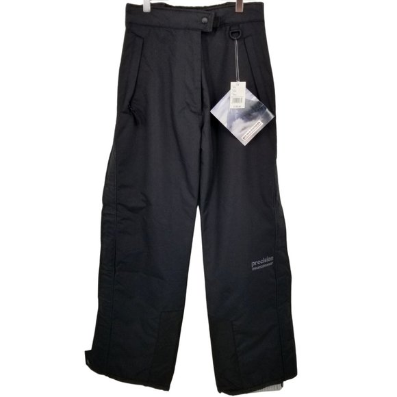 Precision Mountainwear Mogul Women's Solid Black 100% Polyester Pants Size Small - Picture 1 of 11